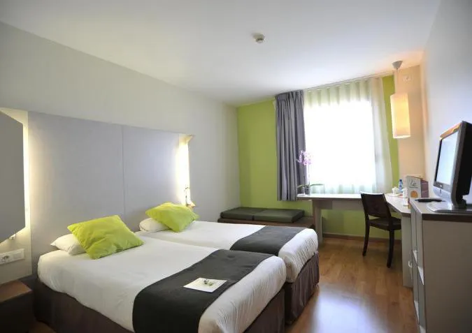 Una habitación doble en uno de los hoteles del stage